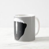 スカンク顔 コーヒーマグカップ (正面右)