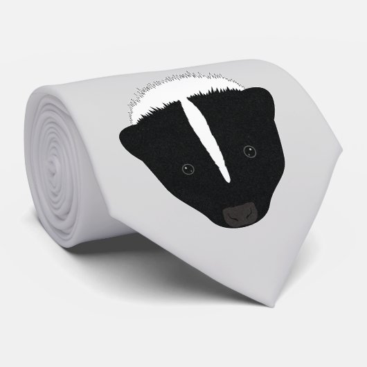 スカンク顔 ネクタイ (ロール)