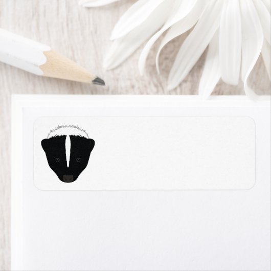 スカンク顔 ラベル (インサイチュ)