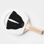 スカンク顔 卓球ラケット (横)