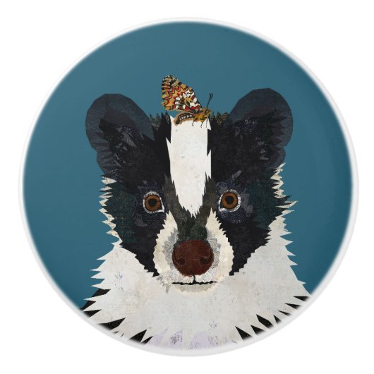 スカンク&バタフライ セラミックノブ (正面)