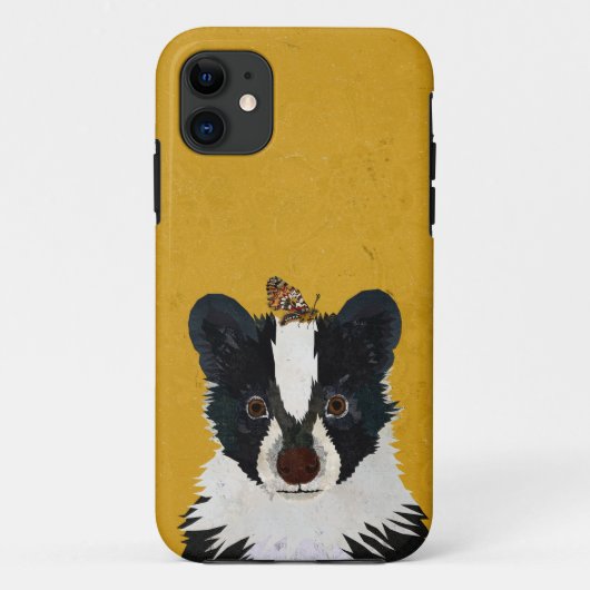 スカンク&バタフライ Case-Mate iPhoneケース (裏面)