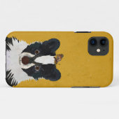 スカンク&バタフライ Case-Mate iPhoneケース (裏面(横))