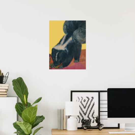 スカンク ポスター (ホームオフィス)