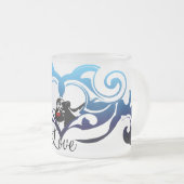 スカンク·ラブ フロストグラスマグカップ (正面右)