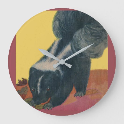 スカンク ラージ壁時計 (正面)