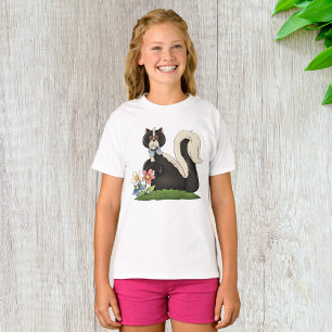スカンク(花) Tシャツ