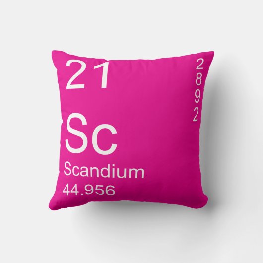 スカンジウム装飾用クッション クッション (裏面)