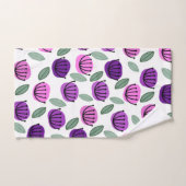 スカンジカップ花 バスタオルセット (ハンドタオル)