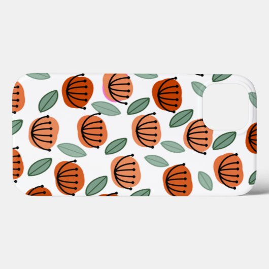 スカンジカップ花 Case-Mate iPhoneケース (裏面 (横))