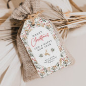 スカンジクリスマスギフトラベルノルディックホリデーラベルディアー ギフトタグ