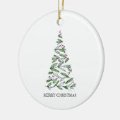 スカンジクリスマスデコレーションユニークオーナメント セラミックオーナメント (左)