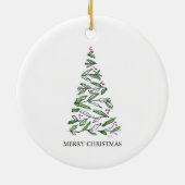 スカンジクリスマスデコレーションユニークオーナメント セラミックオーナメント (裏面)