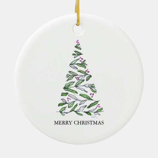 スカンジクリスマスデコレーションユニークオーナメント セラミックオーナメント (裏面)