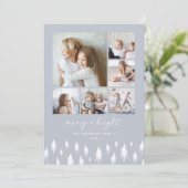 スカンジツリー |ミニマモダンリストの写真コラージュ シーズンカード (スタンド正面)