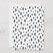 スカンジツリー |ミニマモダンリストの写真コラージュ シーズンカード (裏面)