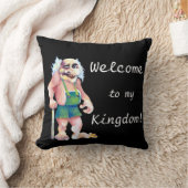 スカンジナビアおもしろいに見える歓迎トロール クッション (ブランケット)