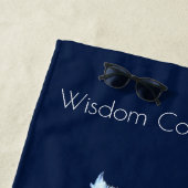 スカンジナビアおもしろいに見える鬼トロール ビーチタオル (インサイチュ)