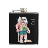 スカンジナビアおもしろいに見える鬼トロール フラスク (正面)