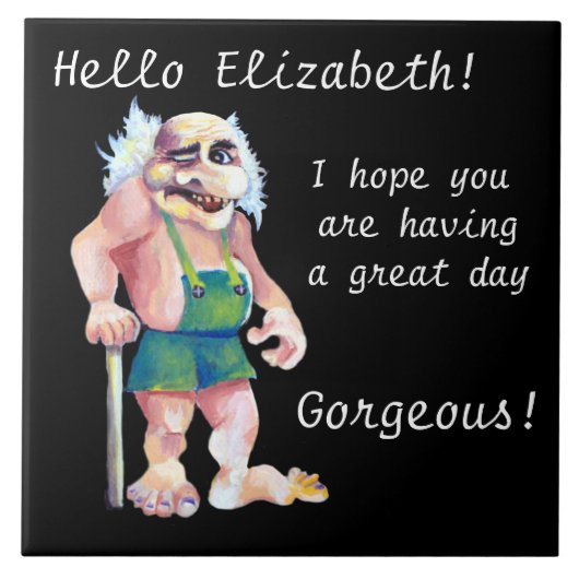 スカンジナビアおもしろいのラブトロール タイル (正面)