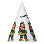 スカンジナビアおもしろいトロールイラストレーション水彩 パーティーハット (左)