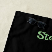 スカンジナビアおもしろいトロールイラストレーション水彩 ビーチタオル (インサイチュ)