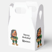 スカンジナビアおもしろいトロールイラストレーション水彩 フェイバーボックス (オープン)