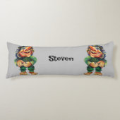 スカンジナビアおもしろいトロールイラストレーション水彩 ボディピロー (正面)