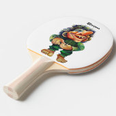 スカンジナビアおもしろいトロールイラストレーション水彩 卓球ラケット (正面アングル)
