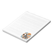 スカンジナビアお洒落の影響を受けたゼブラ ノートパッド (回転)