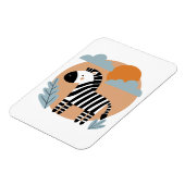 スカンジナビアお洒落の影響を受けたゼブラ マグネット (左側)