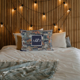 スカンジナビアお洒落ヴィレッジモノグラム 枕カバー