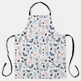 スカンジナビアお洒落鳥 エプロン