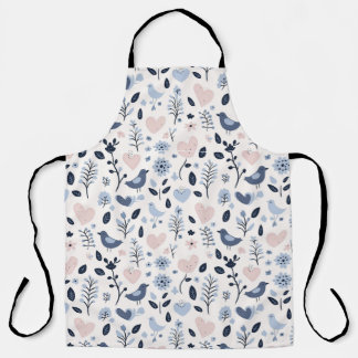 スカンジナビアお洒落鳥 エプロン