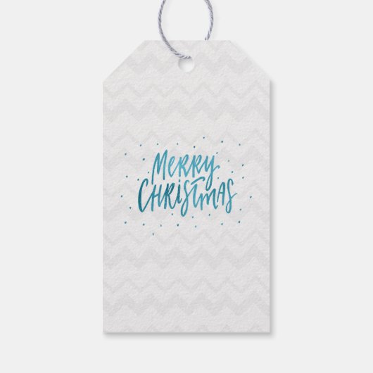 スカンジナビアかわいいトナカイのメリークリスマス ギフトタグ (裏面)