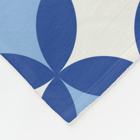 スカンジナビアにおける抽象芸術の幾何学的シームレスパターン フリースブランケット (角)