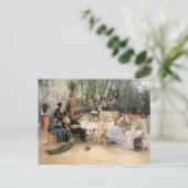 スカンジナビアのアーティストによるランチ | ヒューゴー・バーガー ポストカード (スタンド正面)