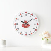スカンジナビアのエンジェルアートクロック ラージ壁時計 (ホーム)
