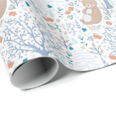 スカンジナビアのクマ ラッピングペーパー (ロールコーナー)