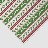 スカンジナビアのクリスマスのトナカイ 薄葉紙 (詳細)