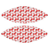 スカンジナビアのクリスマスの揺りパターン（の模様が）ある馬 アメリカンフットボール (パネル)