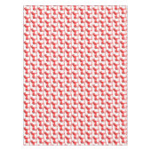 スカンジナビアのクリスマスの揺りパターン(の模様が)ある馬 テーブルクロス (正面)