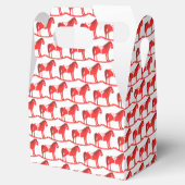 スカンジナビアのクリスマスの揺りパターン(の模様が)ある馬 フェイバーボックス (オープン)