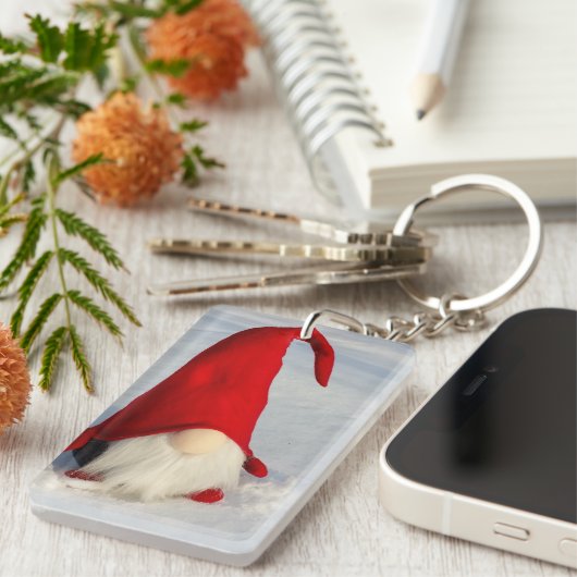 スカンジナビアのクリスマスの格言 キーホルダー (正面右)