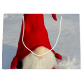 スカンジナビアのクリスマスの格言 ラージペーパーバッグ (正面)