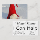 スカンジナビアのクリスマスの格言 名刺 (正面/裏面)