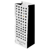 スカンジナビアのクリスマスをテーマにしたワイン抱き枕 ワインギフトバッグ (裏面アングル)