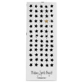 スカンジナビアのクリスマスをテーマにしたワイン抱き枕 ワインギフトバッグ (正面)