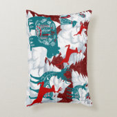 スカンジナビアのクリスマスアクセント枕 アクセントクッション (正面(垂直))