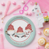 スカンジナビアのクリスマスグノミー ペーパープレート (パーティー)